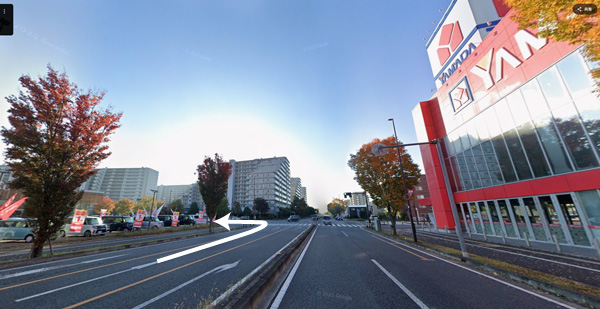 国道122号線沿いの風景